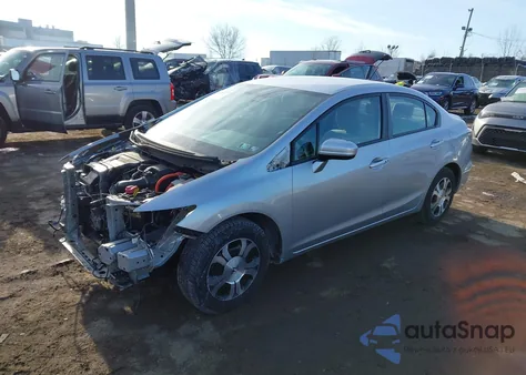 2014 Honda Civic Hybrid z USA, uszkodzony, nr VIN 19XFB4F29EE201219
